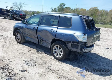 2012 Toyota Highlander Base из США, поврежденный, VIN 5TDBK3EH9CS097445